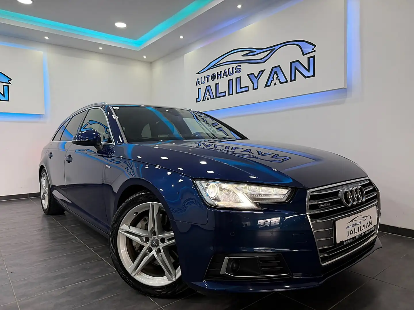 Audi A4 Avant 2,0 TDI Sport 3xS-LINE, ACC, AHK, VIRTUAL... Blau - 1