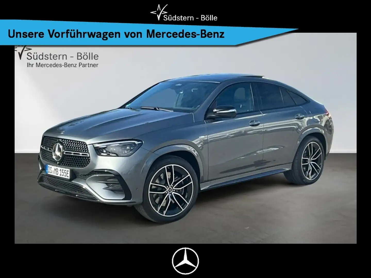 Mercedes-Benz GLE 350 de 4M Coupe AMG+AMBIENTE+DISTRO+MEMORY Grau - 1
