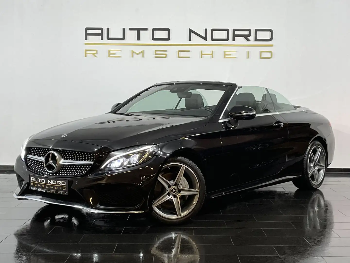 Mercedes-Benz C 180 Cabrio *LED*360°Cam*ILS*Leder*GARANTIE* Noir - 1
