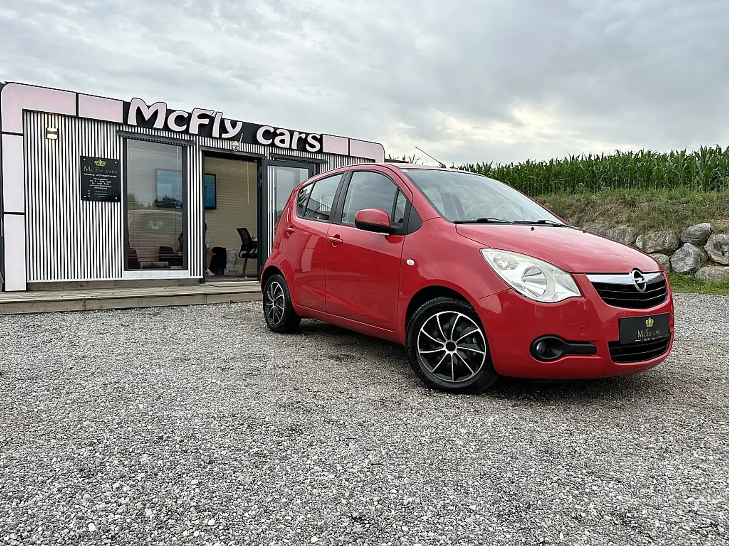 Opel Agila 1,2 Edition Aut. - 8 Fach bereift - 2x Fahrzeug... Rojo - 2