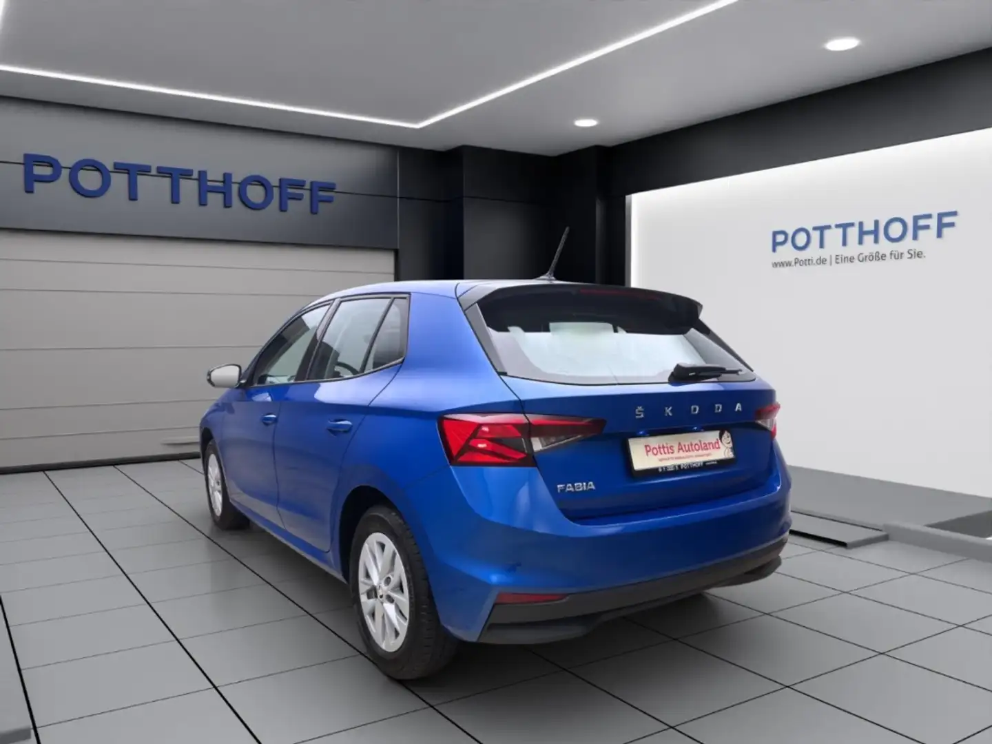 Skoda Fabia 1.0 TSI ACTIVE PDC LED KLIMA DAB+ Blau - 2