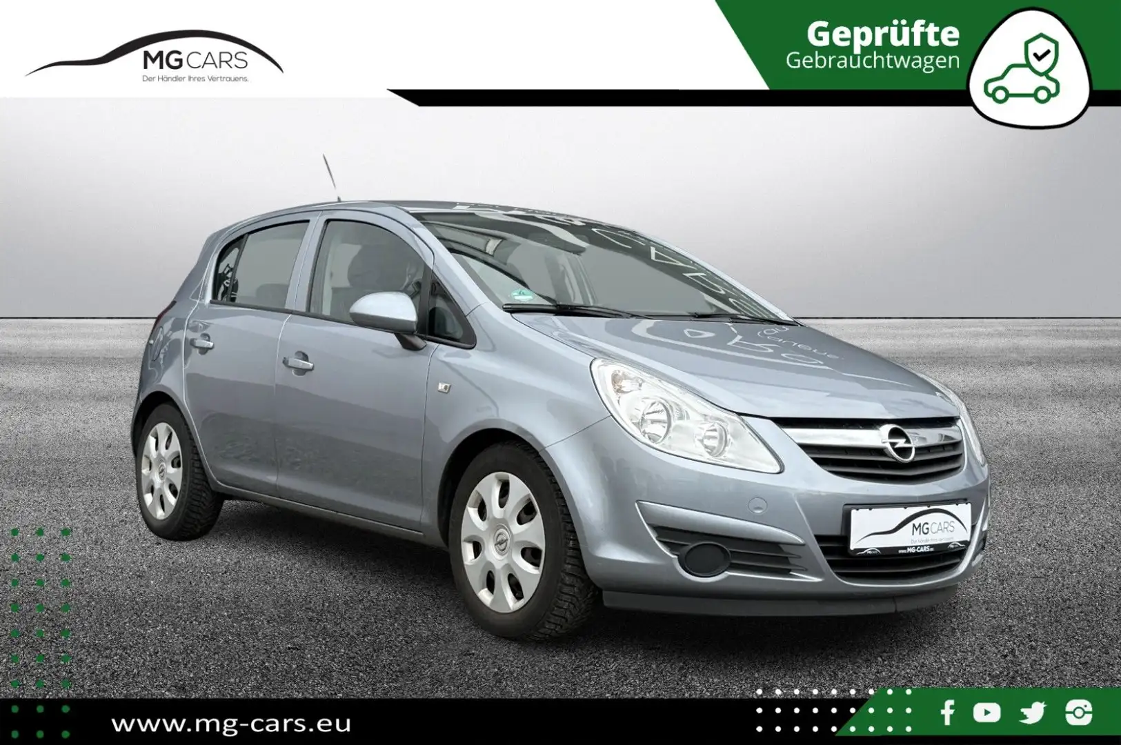 Opel Corsa D Edition~Klima~TÜV bis 05/2026~el.Fenster Argent - 1
