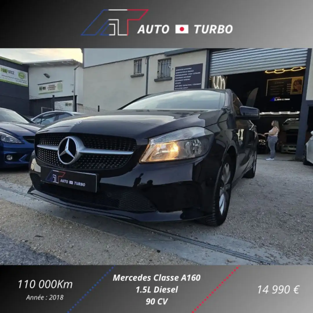 Mercedes-Benz A 160 160 D BUSINESS EDITION 7G-DCT Noir - 1