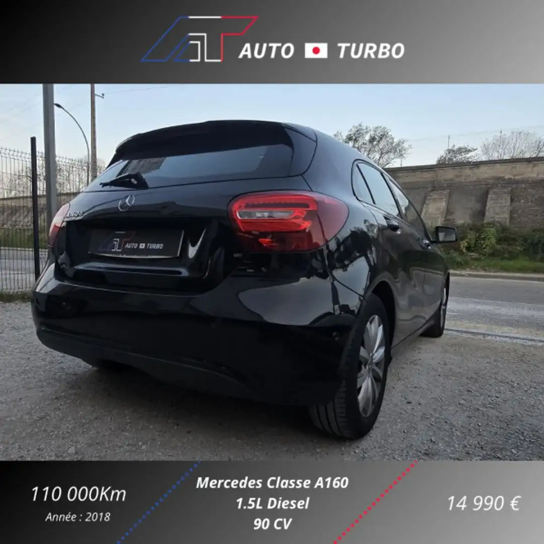 Mercedes-Benz A 160 160 D BUSINESS EDITION 7G-DCT Noir - 2