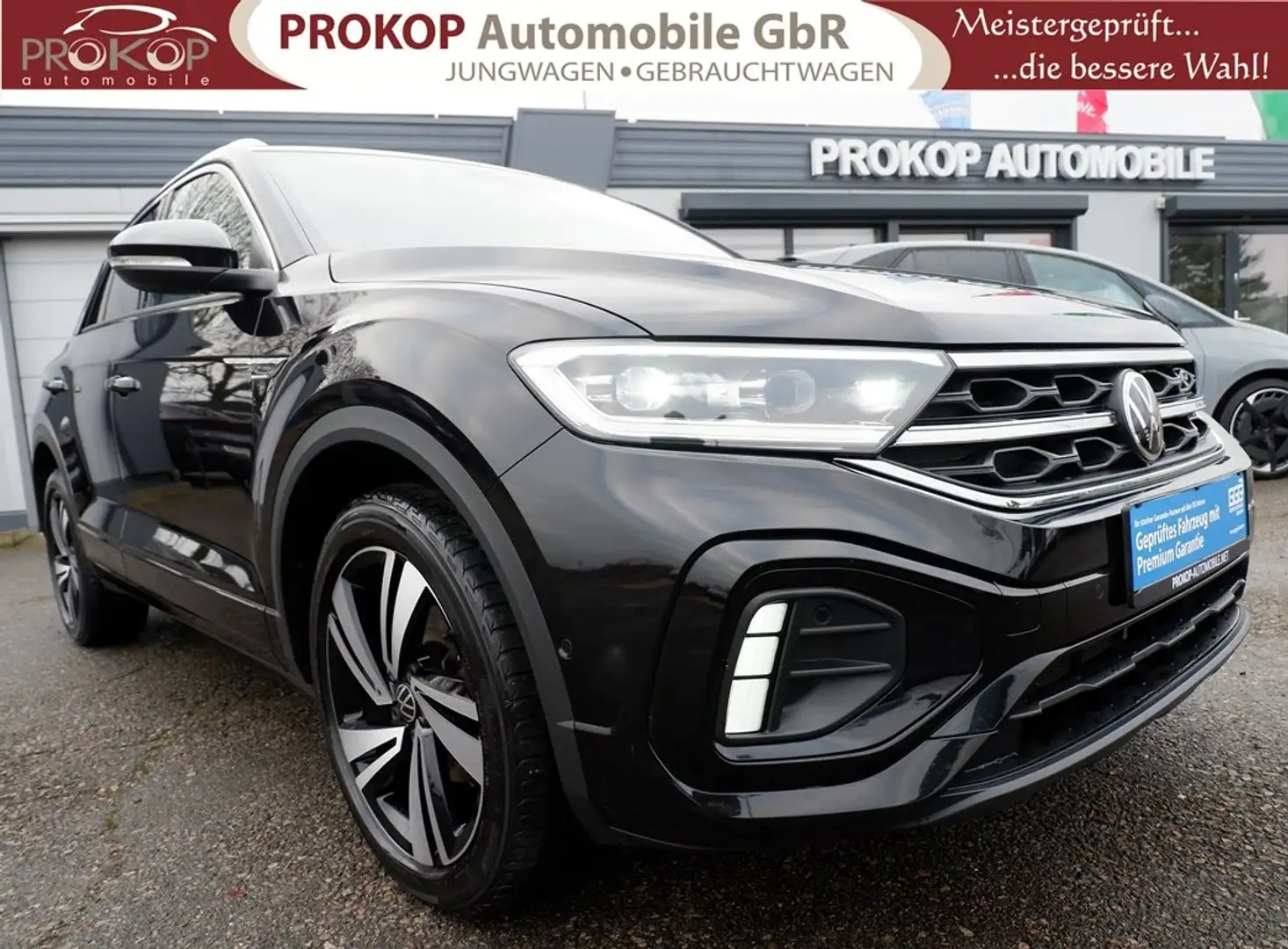 Volkswagen T-Roc R-Line Kam KESSY IQ.Drive SideAssist Nav LED+ AHK Schwarz - 2