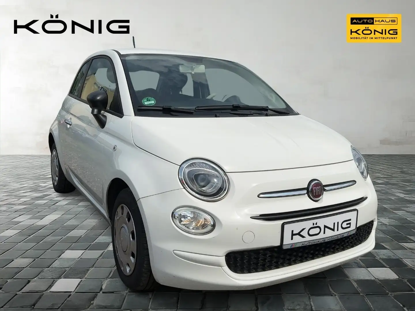Fiat 500 Klima, Carplay Weiß - 2