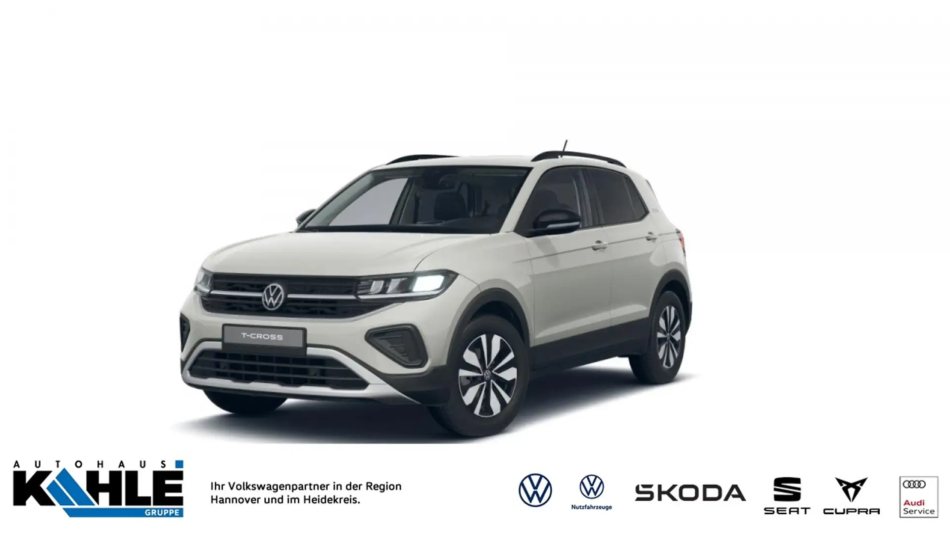 Volkswagen T-Cross 1.0 TSI OPF GOAL 1,99% Fin* AHK GJR Navi RFK Grijs - 1