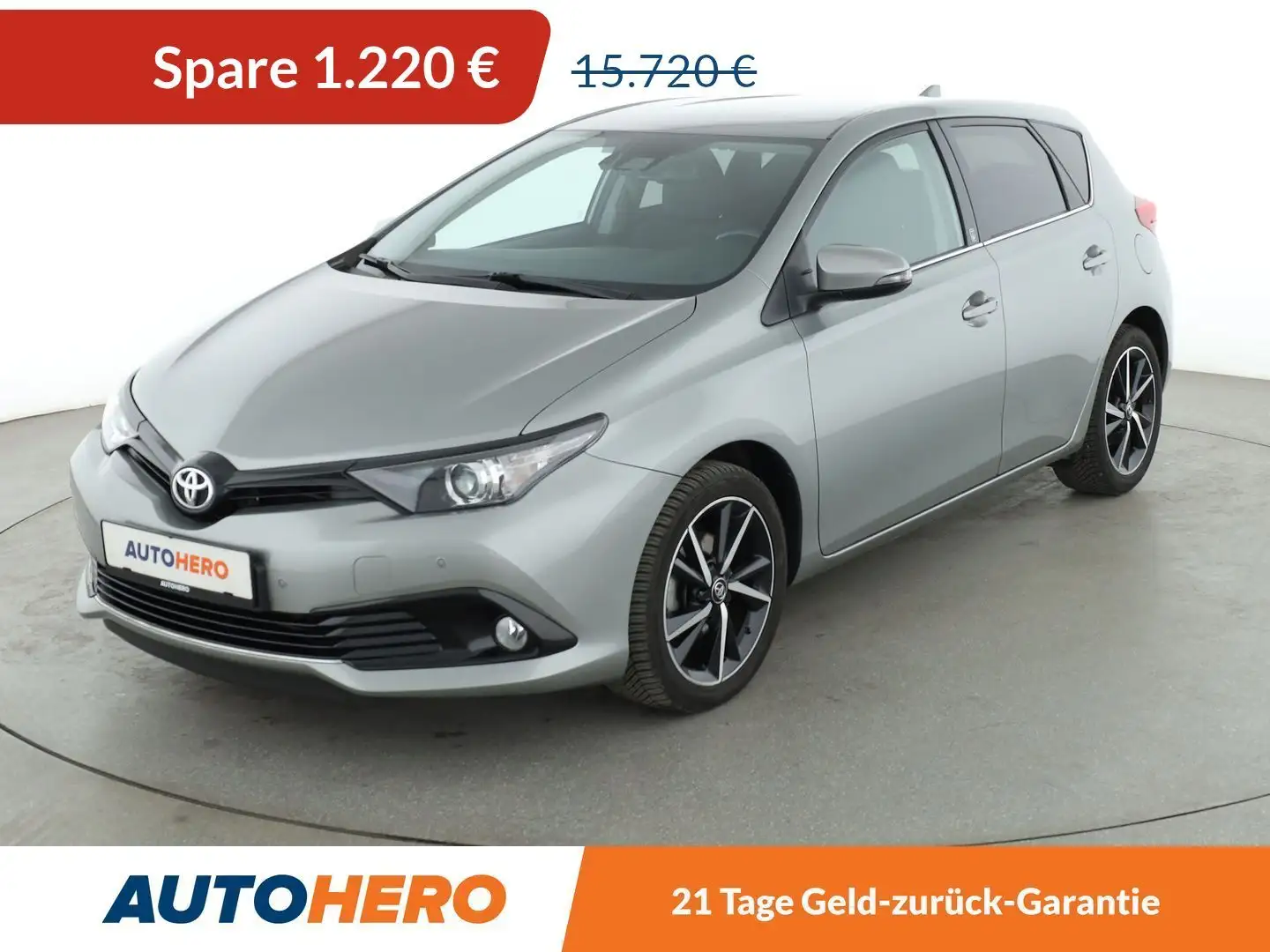Toyota Auris 1.2 Turbo Team D*NAVI*TEMPO*CAM*PDC*SHZ*KLIMA* Gris - 1