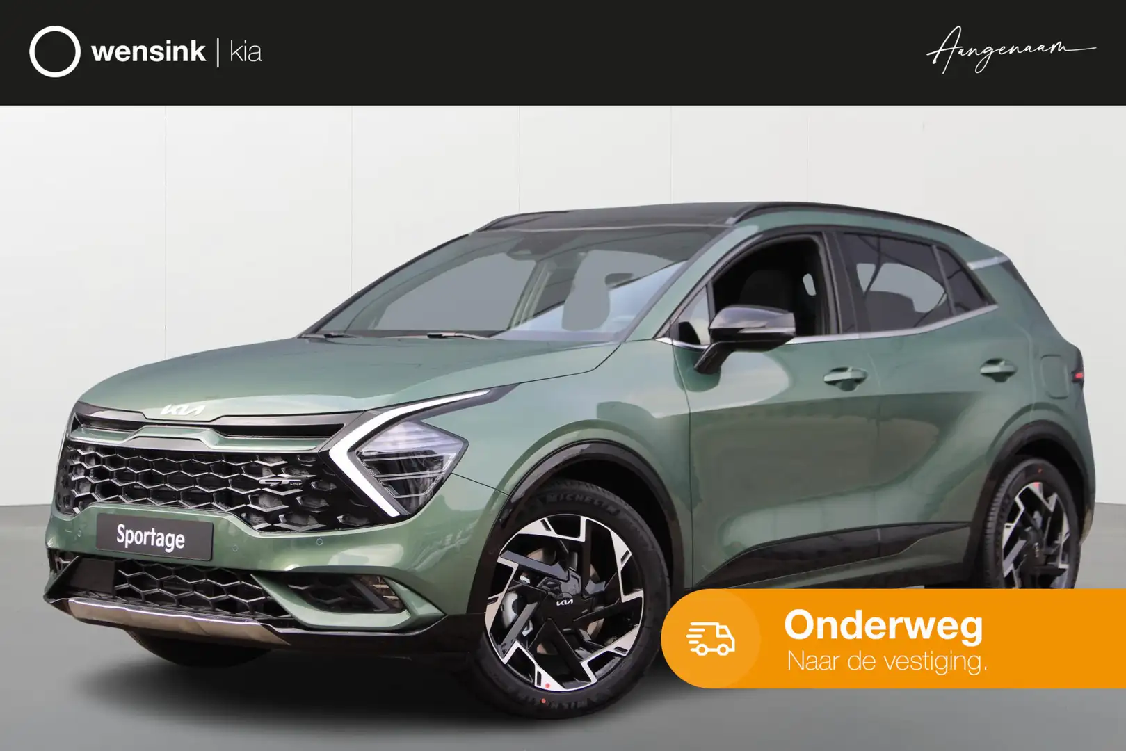 Kia Sportage 1.6 T-GDi Plug-in Hybrid AWD GT-Line | Direct leve Groen - 1