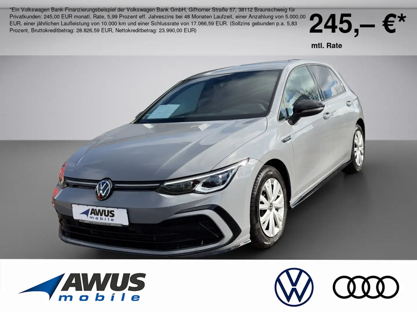 Volkswagen Golf VIII 2.0TDI DSG R-Line Grau - 1