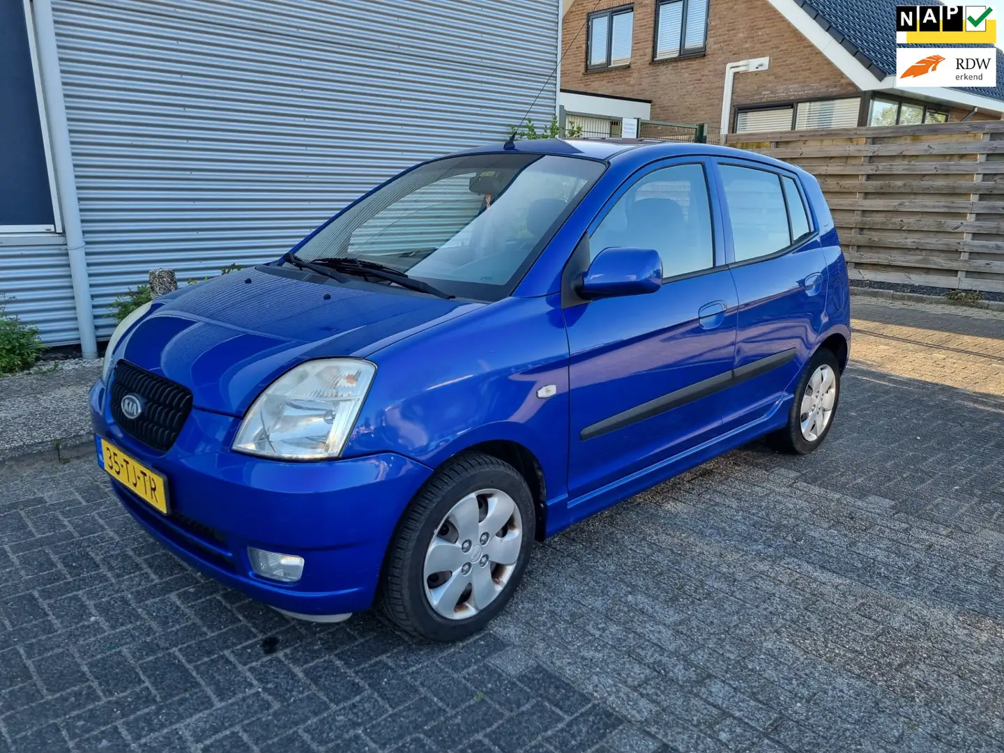 Kia Picanto 1.0 M-bition 5-Drs Bj:2007 NAP! Blu/Azzurro - 1