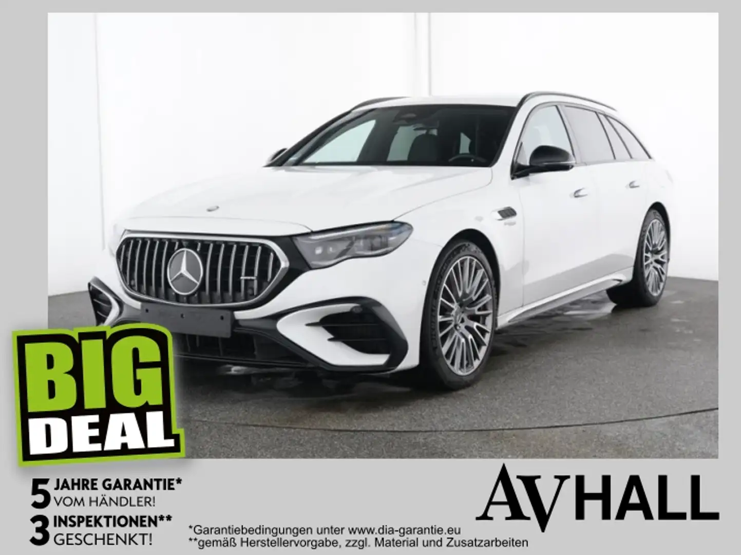 Mercedes-Benz E 53 AMG 4MATIC+ T 360 AHK AUT DynLicht Klima Weiß - 1