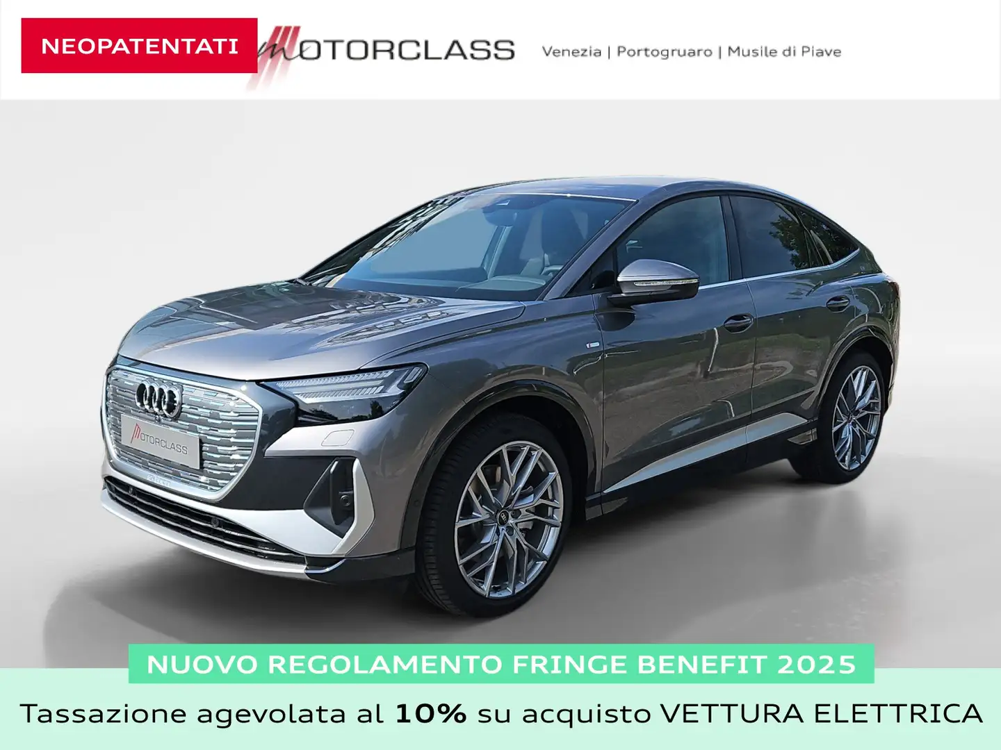 Audi Q4 e-tron sportback e-tron 45 s line edition quattro Grigio - 1
