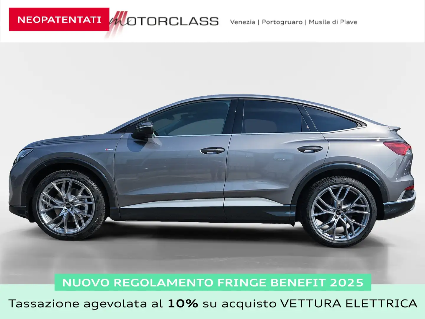 Audi Q4 e-tron sportback e-tron 45 s line edition quattro Grigio - 2