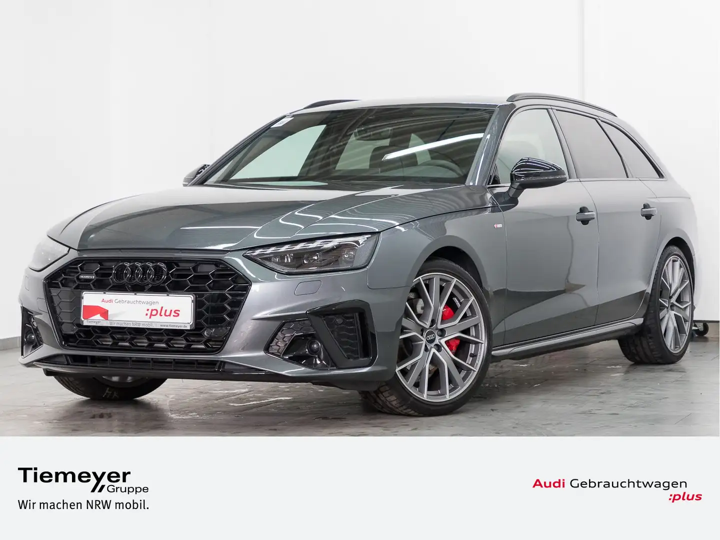 Audi A4 40 TFSI Q 2x S LINE AHK LM19 MATRIX LED Grau - 1