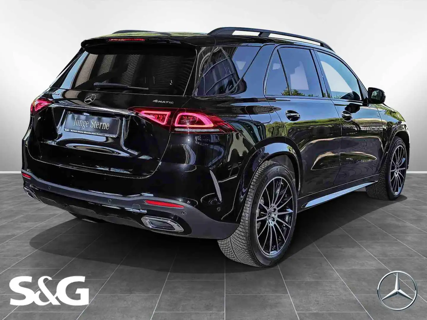 Mercedes-Benz GLE 350 de 4M PANORAMA+DISTRONIC+HEADUP+HIFI+21" Negro - 2