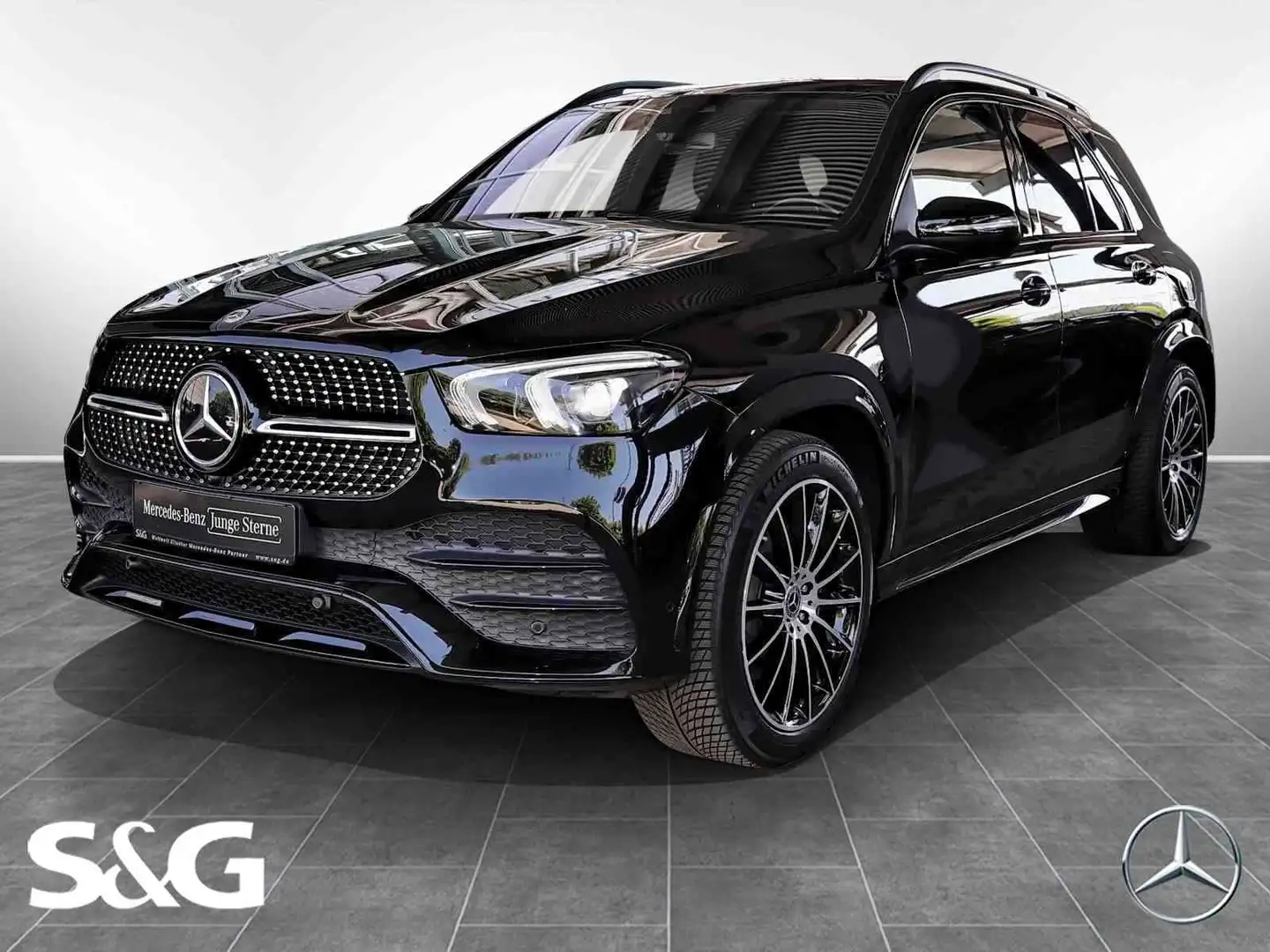 Mercedes-Benz GLE 350 de 4M PANORAMA+DISTRONIC+HEADUP+HIFI+21" Negro - 1