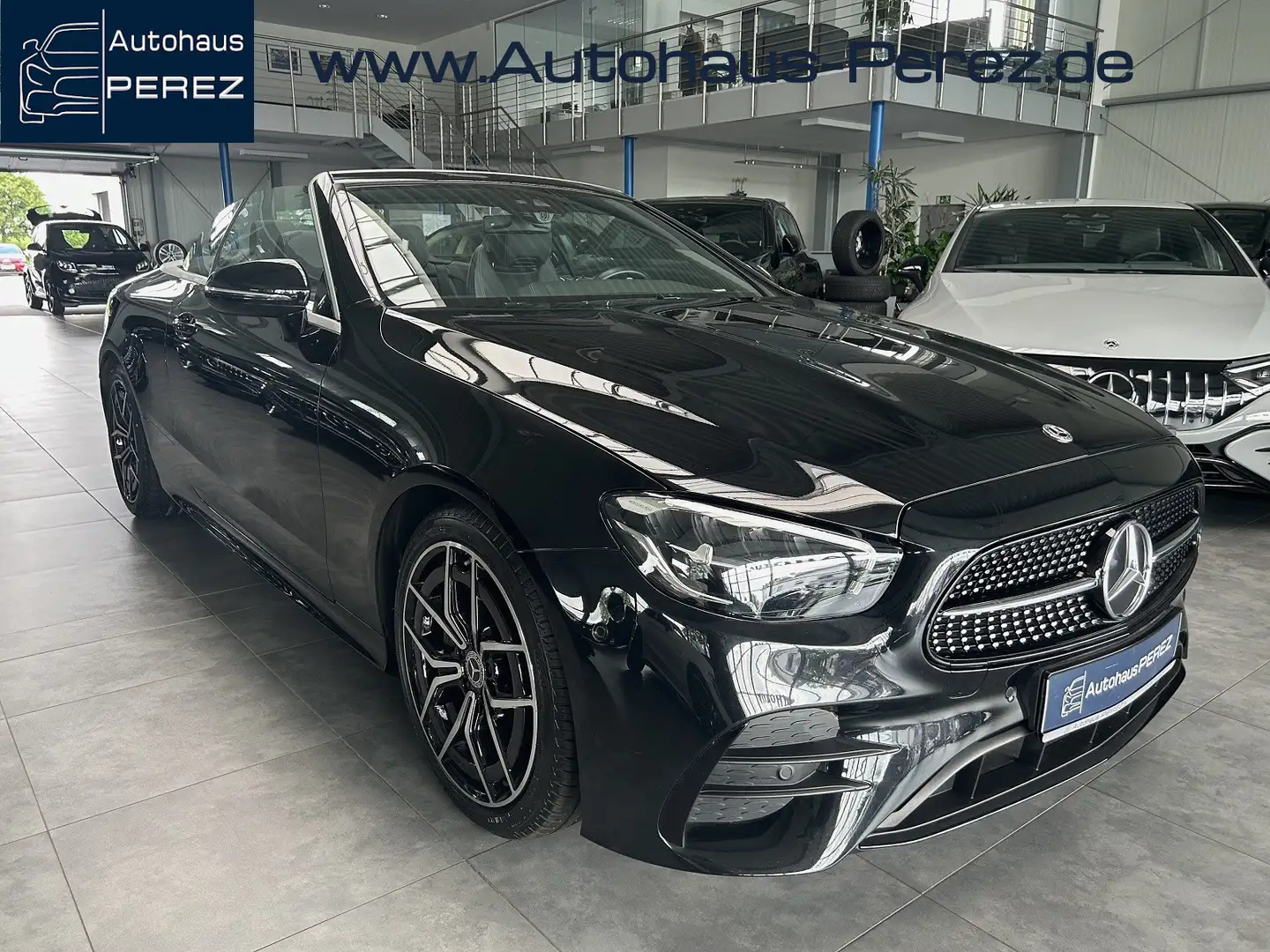 Mercedes-Benz E 200 Cabrio AMG NIGHT-MBUX HIGH END-KAMERA -SHZ Czarny - 1