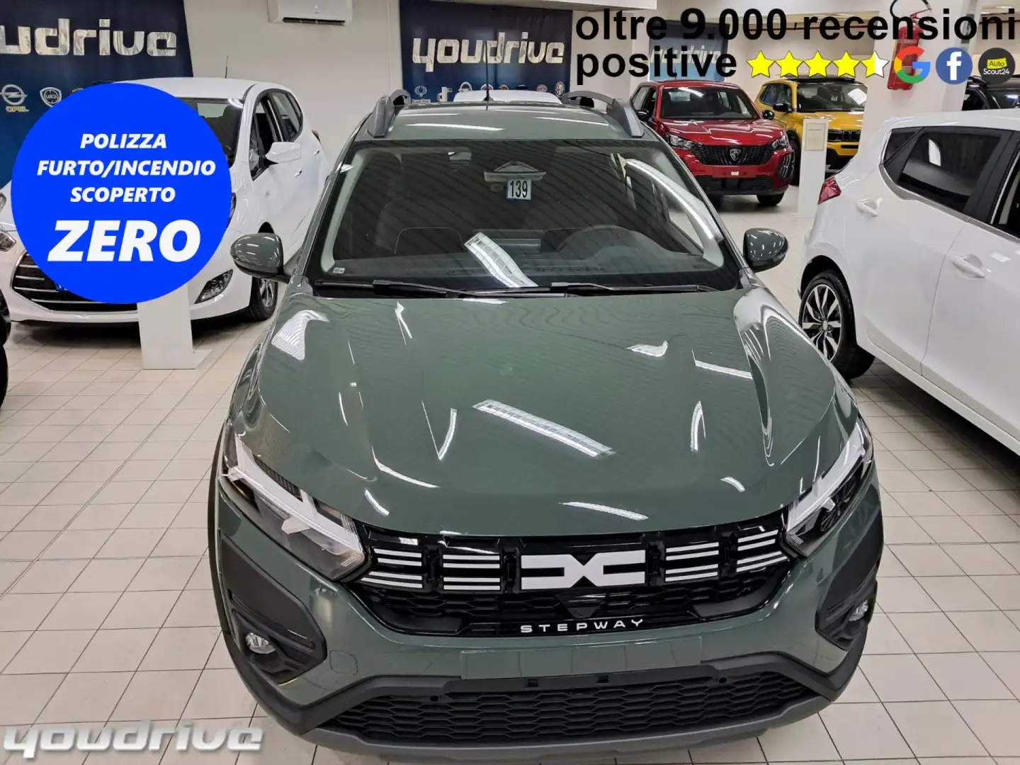 Dacia Sandero Stepway 1.0 TCe ECO-G Expression KM0 Verde - 1