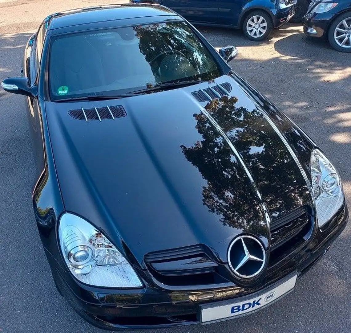 Mercedes-Benz SLK 200 Kompressor Klima SHZ Leder LMF BC Negru - 2