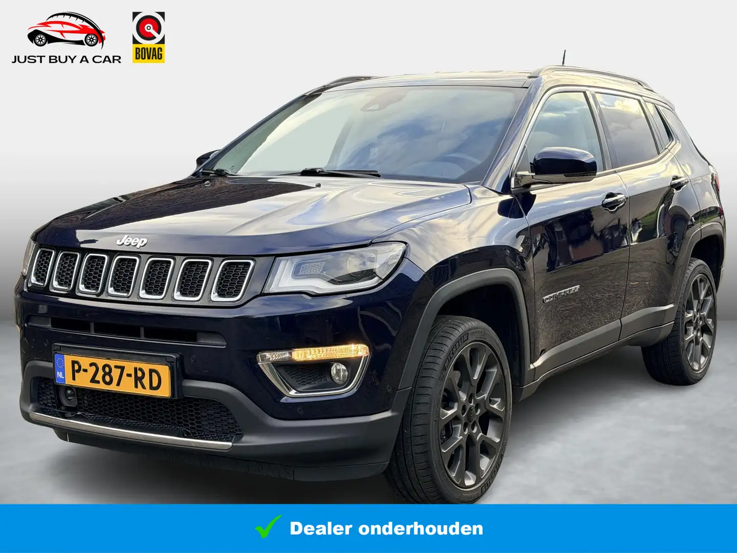 Jeep Compass 1.4 MultiAir Limited 4x4 Apple CarPlay & Android / Blauw - 1