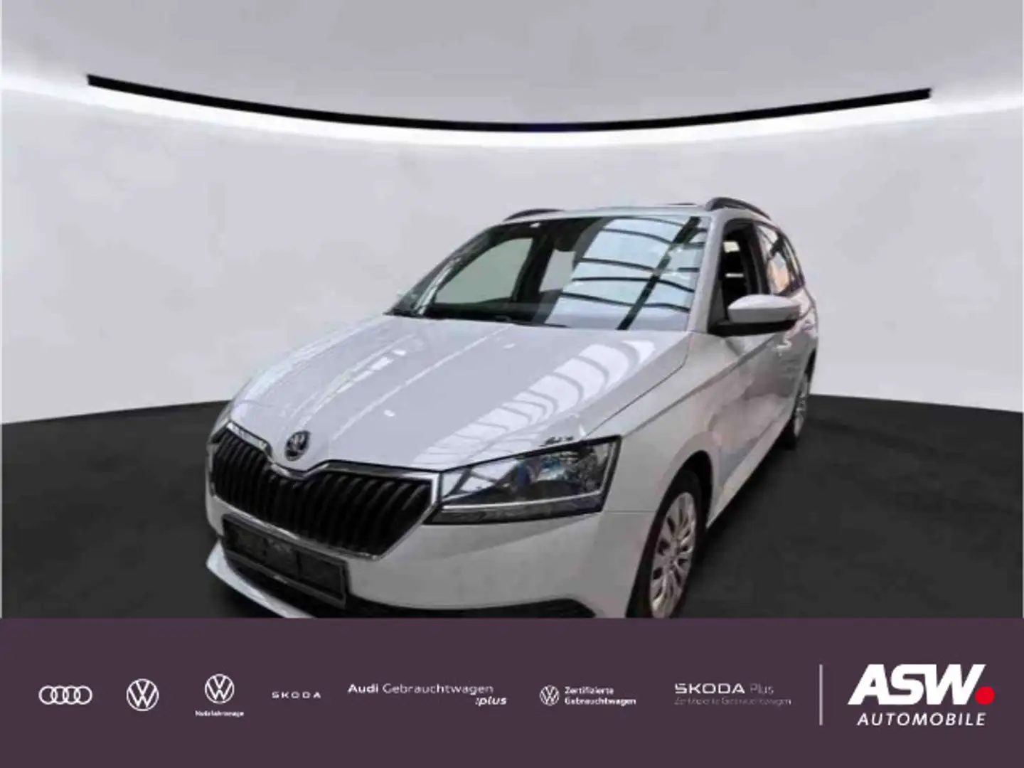 Skoda Fabia Combi Ambition 1.0 TSI Navi Klima PDC SHZ Weiß - 1