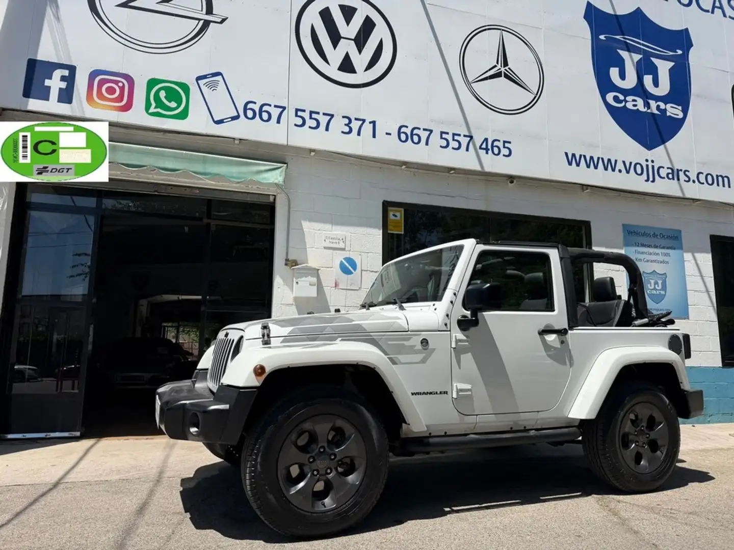 Jeep Wrangler 2.2CRD Sahara 8ATX Blanco - 1