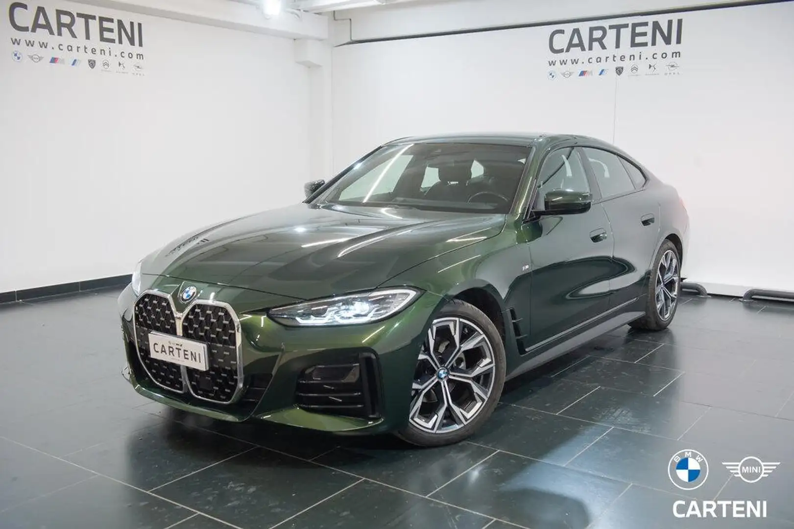 BMW 420 d Coupe mhev 48V xdrive Msport auto Verde - 1