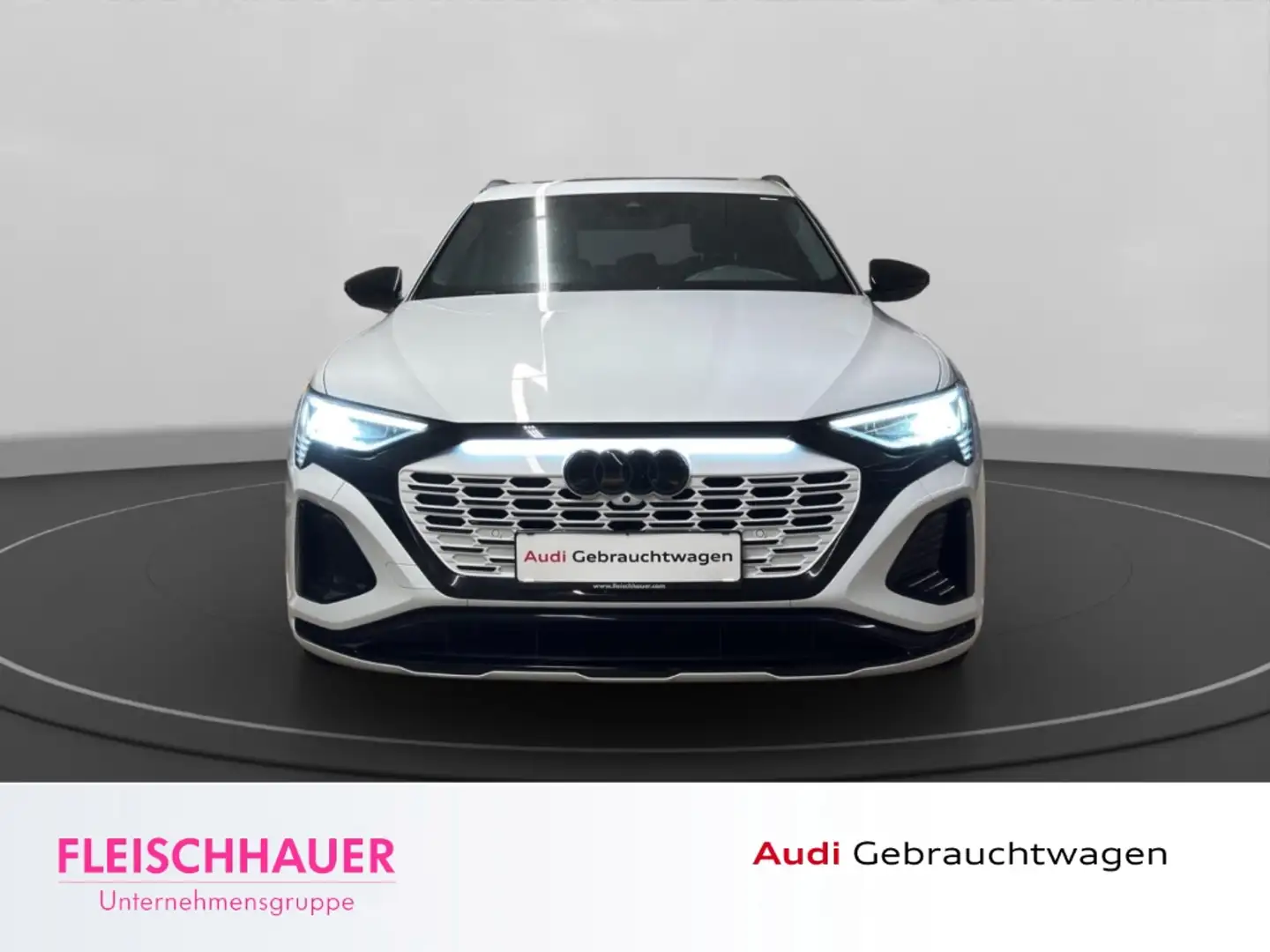 Audi Q8 e-tron SB S line 55 quattro MATRIX+PANO+ACC+RFK+NAVI+AHK+ Weiß - 2