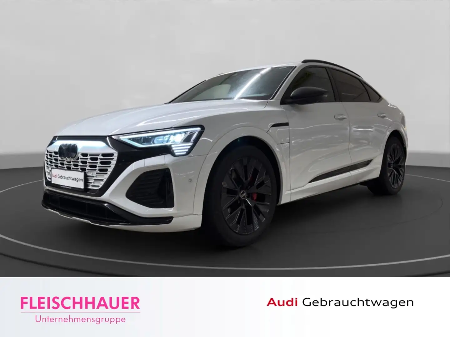 Audi Q8 e-tron SB S line 55 quattro MATRIX+PANO+ACC+RFK+NAVI+AHK+ Weiß - 1