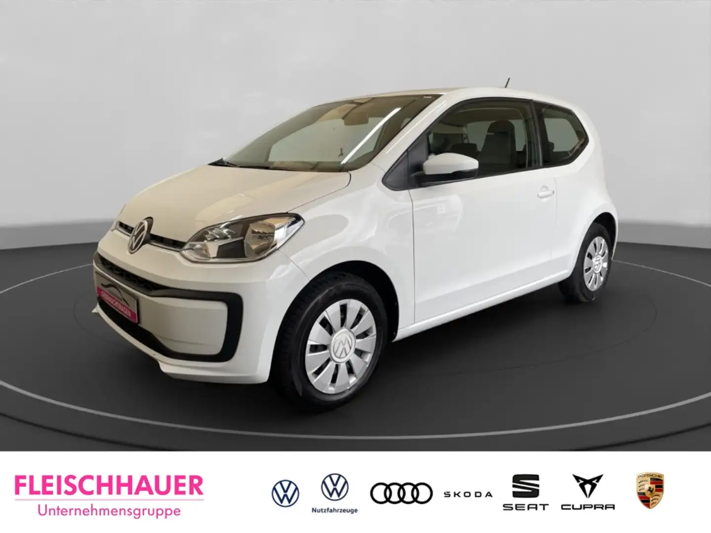 Volkswagen up! 1.0 move DAB Rückfahrkam. Temp PDC Regensensor GA Weiß - 1