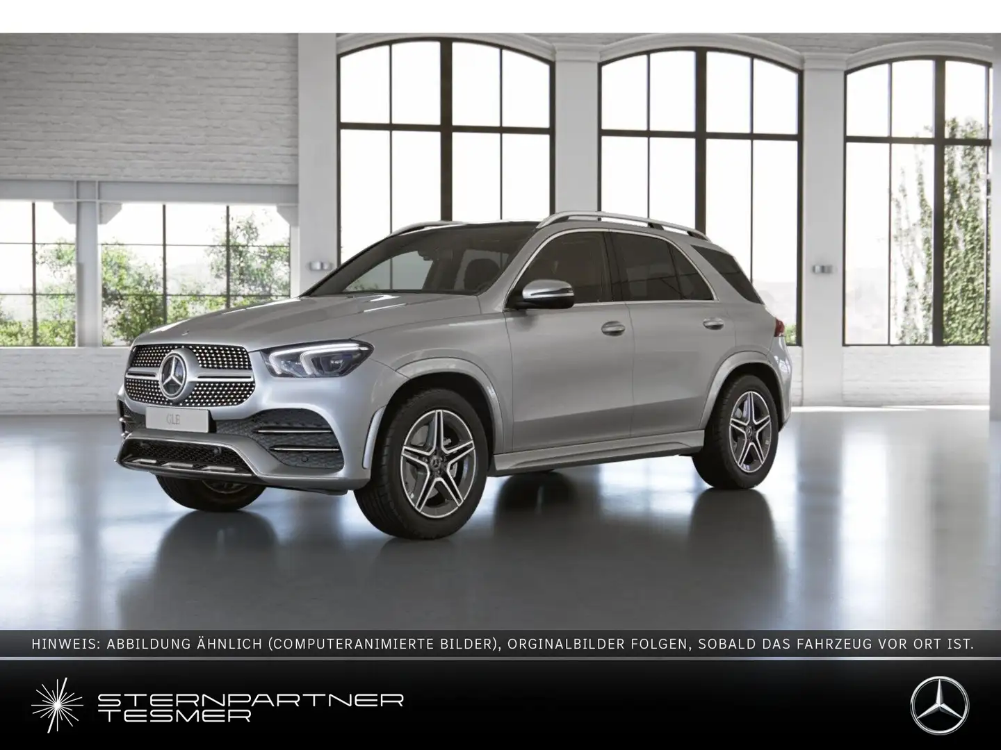 Mercedes-Benz GLE 450 4M AMG AHK Distronic Airmatic Multibeam Silber - 1