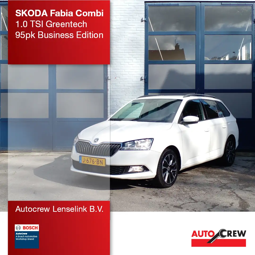 Skoda Fabia Combi 1.0 TSI Greentech 95pk Business Edition | Or Wit - 1