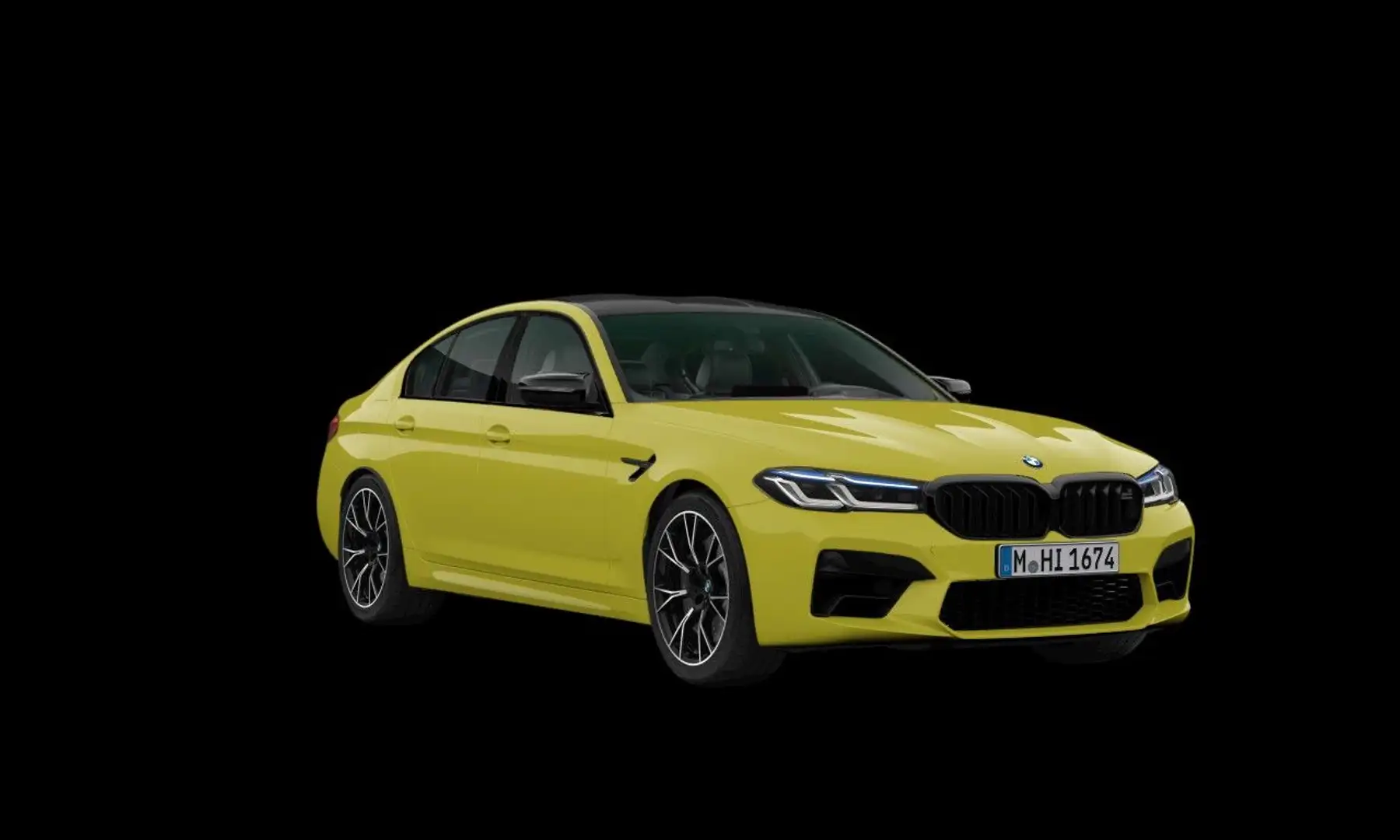 BMW M5 Lim.Competition*Laser*Navi*H&K*Kamera*SaoPaulo Gelb - 1