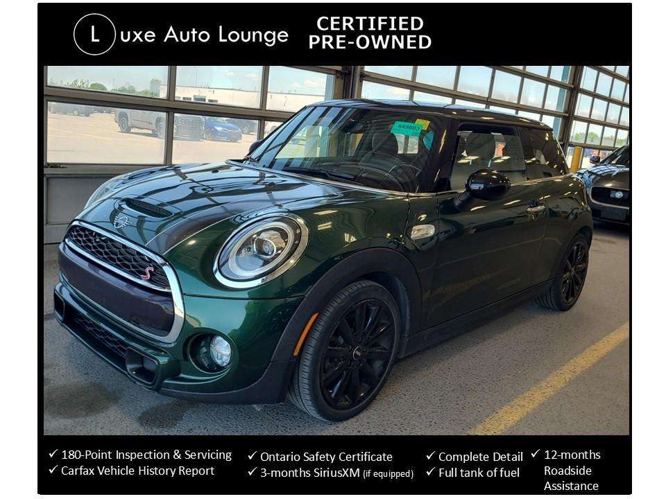 2019 MINI 3 Door Cooper S - 6SPD!! PANO ROOF, HARMAN KARDON STEREO!