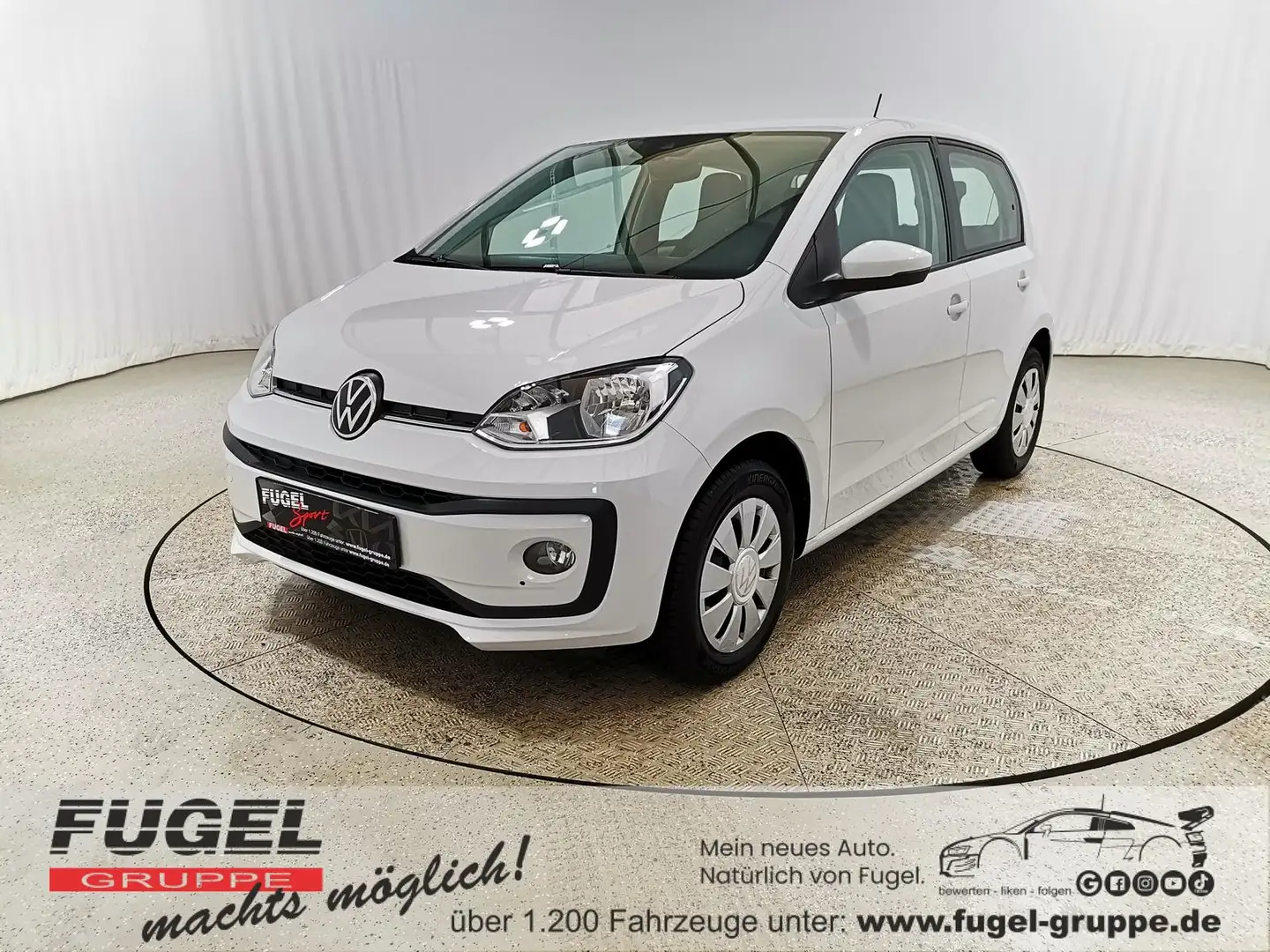Volkswagen up! 1.0 Winter|SHZ|Temp|RFK|PDC Weiß - 1