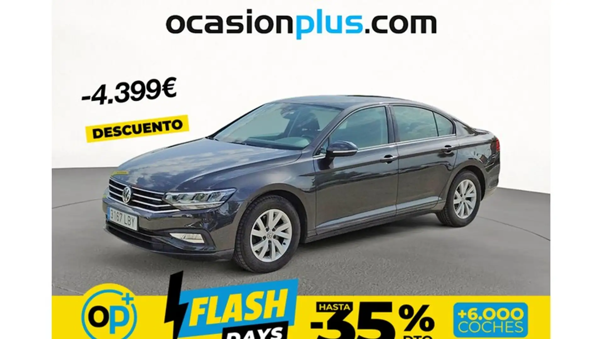 Volkswagen Passat 1.6TDI Business DSG7 Gris - 1