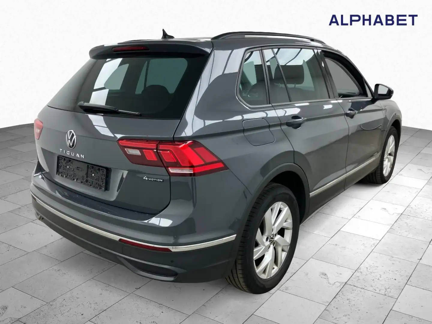 Volkswagen Tiguan 2.0 TDI Life 4Motion AHK Matrix H-K Grau - 2