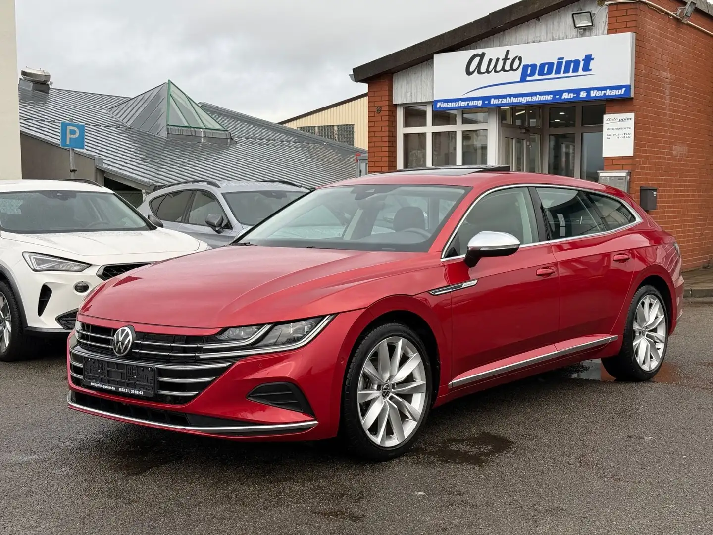 Volkswagen Arteon Shooting Brake Elegance 1.4 eHybrid PANO Rouge - 1