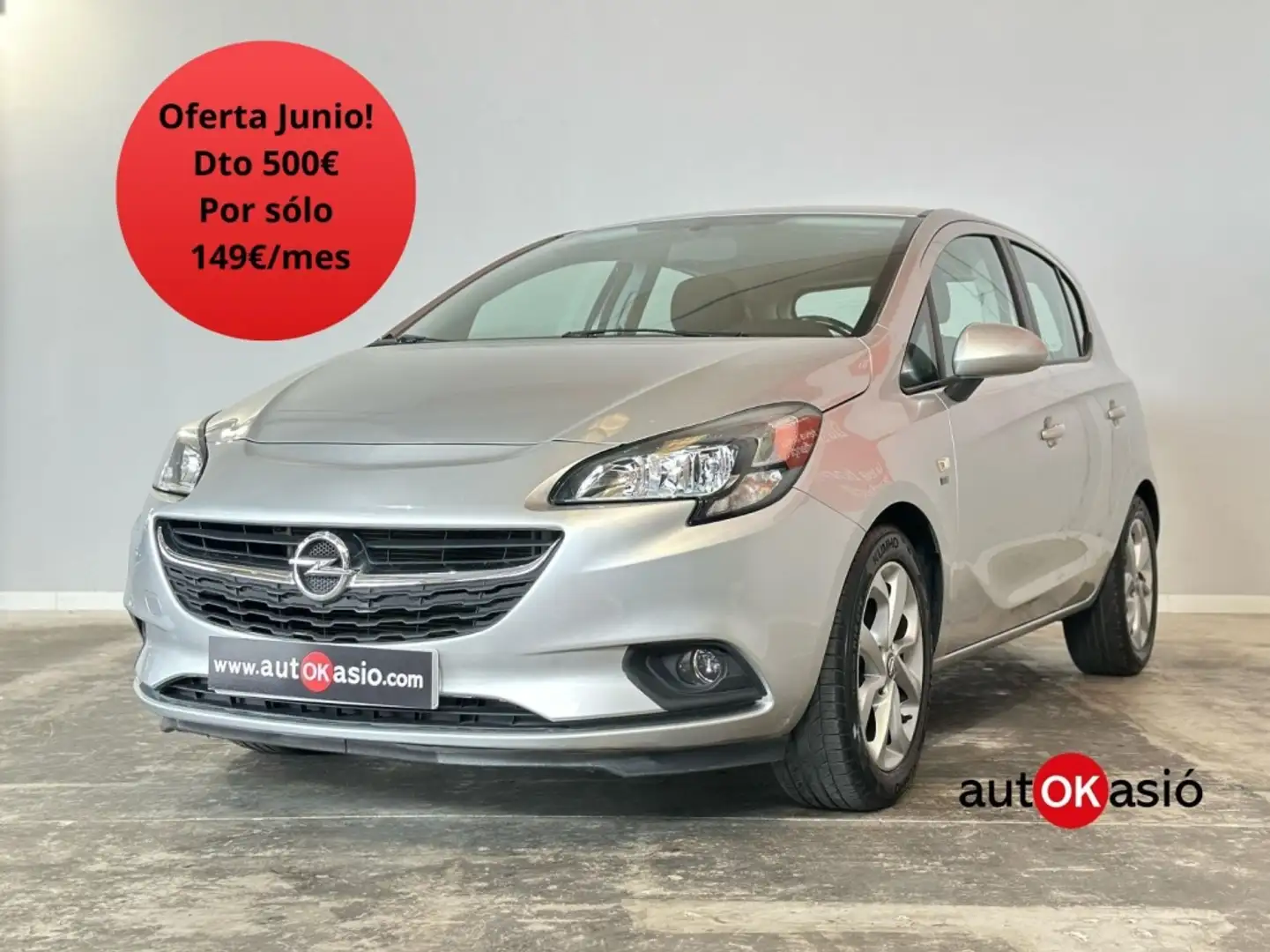 Opel Corsa 1.4 Selective 120 Aniversario 90 Серебристый - 1