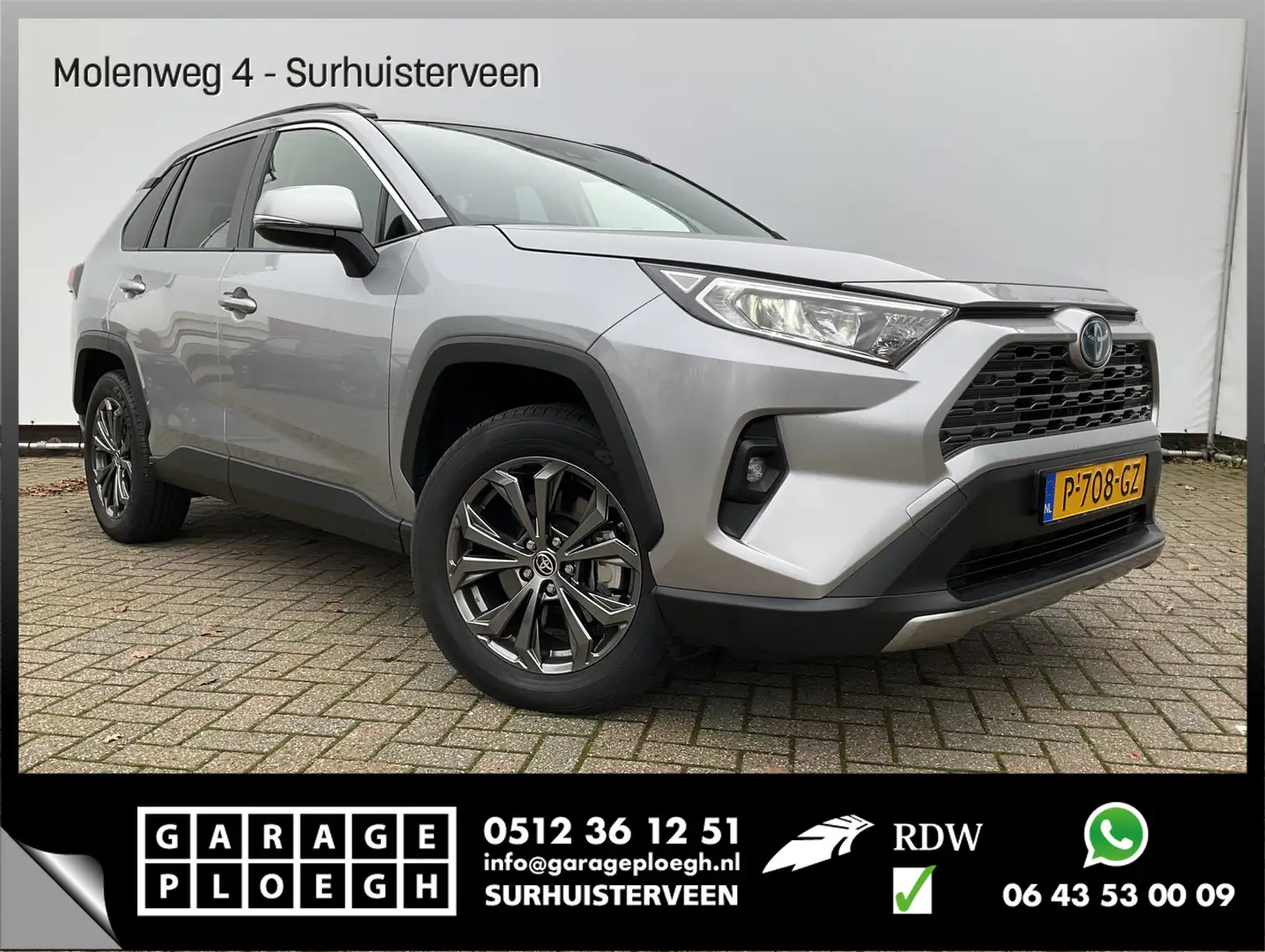 Toyota RAV 4 2.5 Hybrid AWD Dynamic Trekhaak (1650kg) Bearlock Grijs - 1