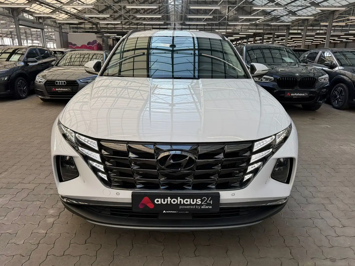 Hyundai TUCSON 1.6 T-GDI Trend Hybrid|CarPlay|Kamera Weiß - 2