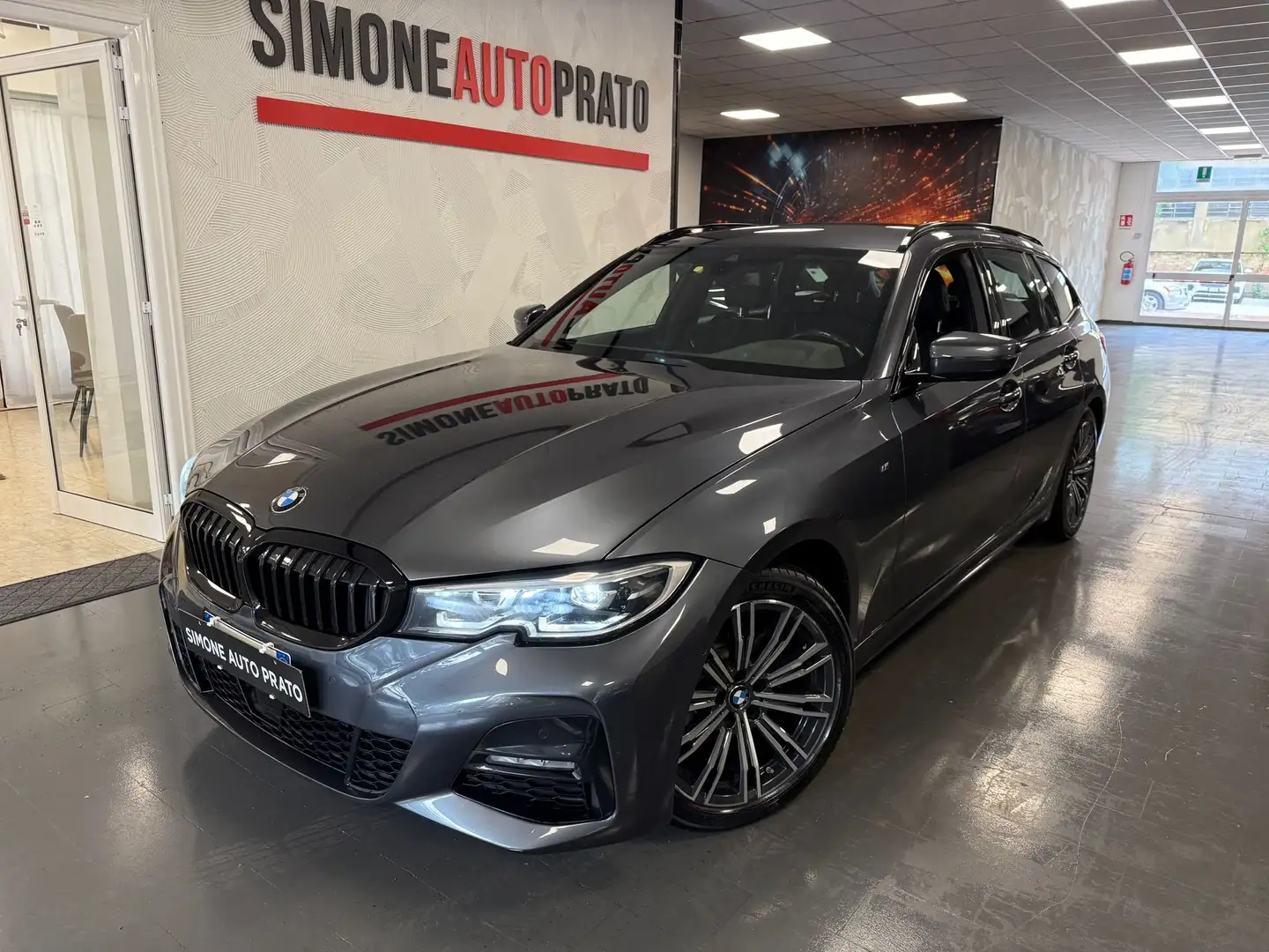 BMW 320 Serie 3 G21 320d Touring mhev 48V xdrive Msport Gris - 1