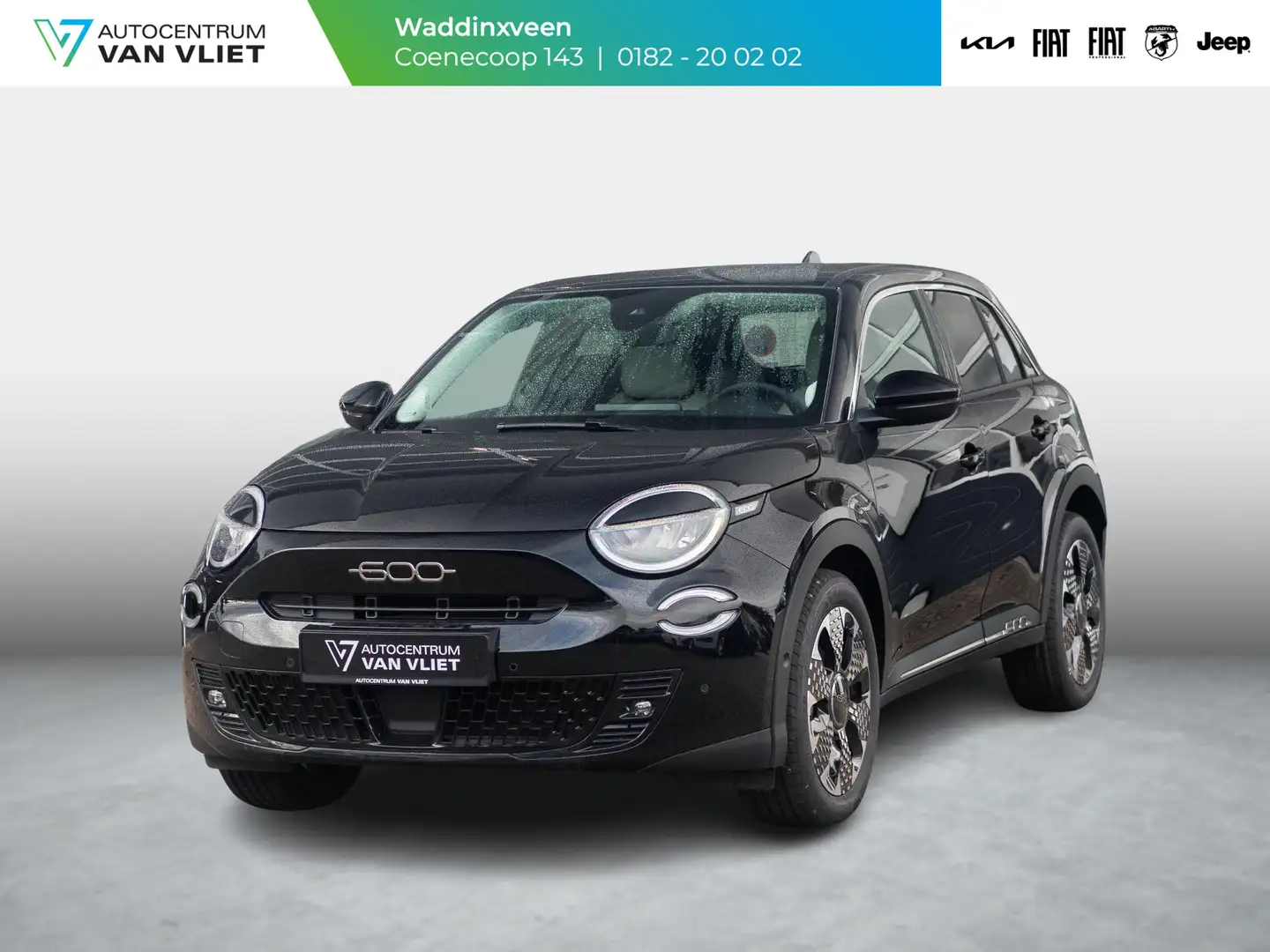 Fiat 600e La Prima 54 kWh | Carplay | Elek. Stoel | Stoelver Zwart - 1