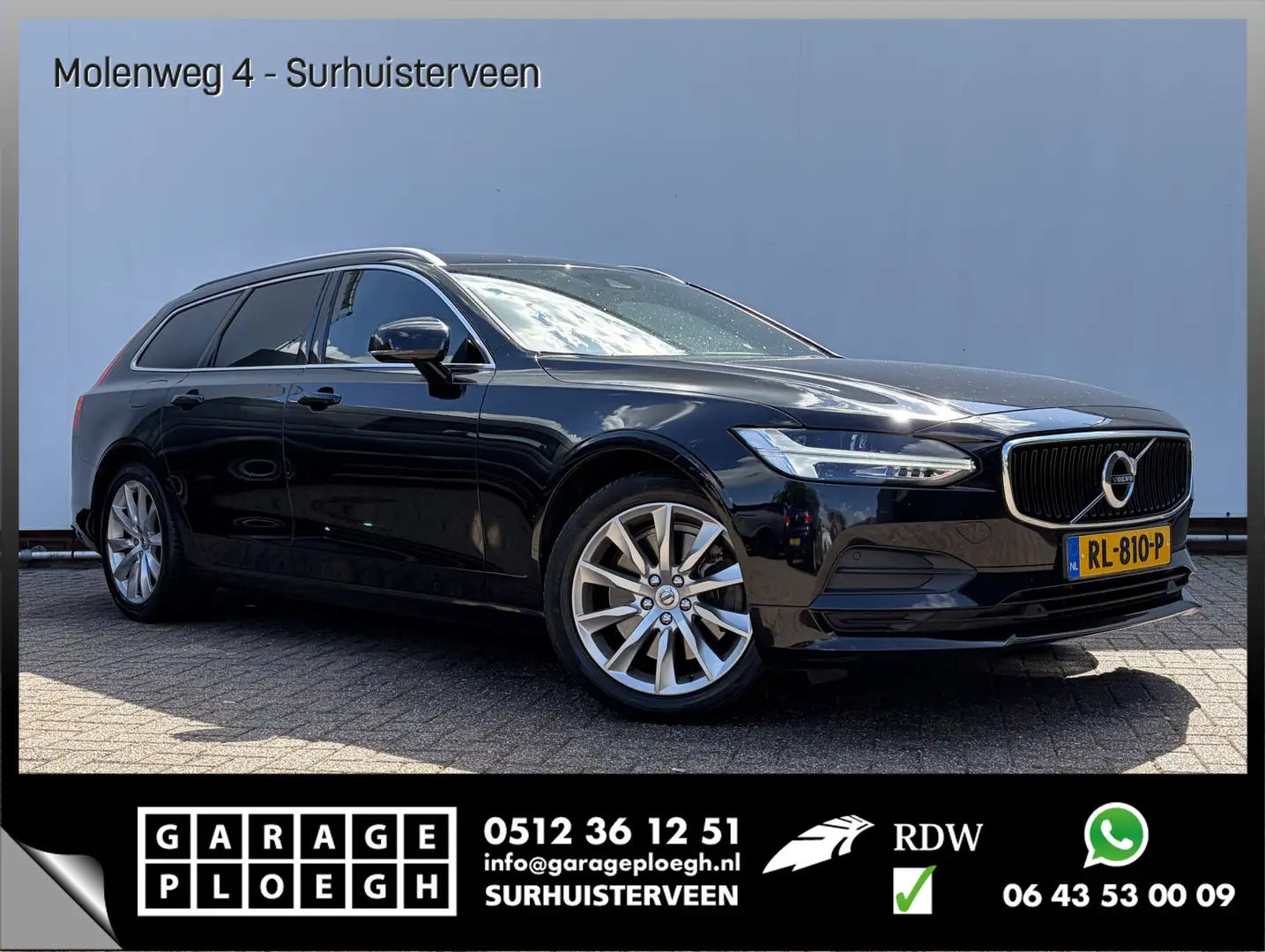 Volvo V90 2.0 T5 90th Anniversary Edition Trekhaak Adap.Crui Schwarz - 1