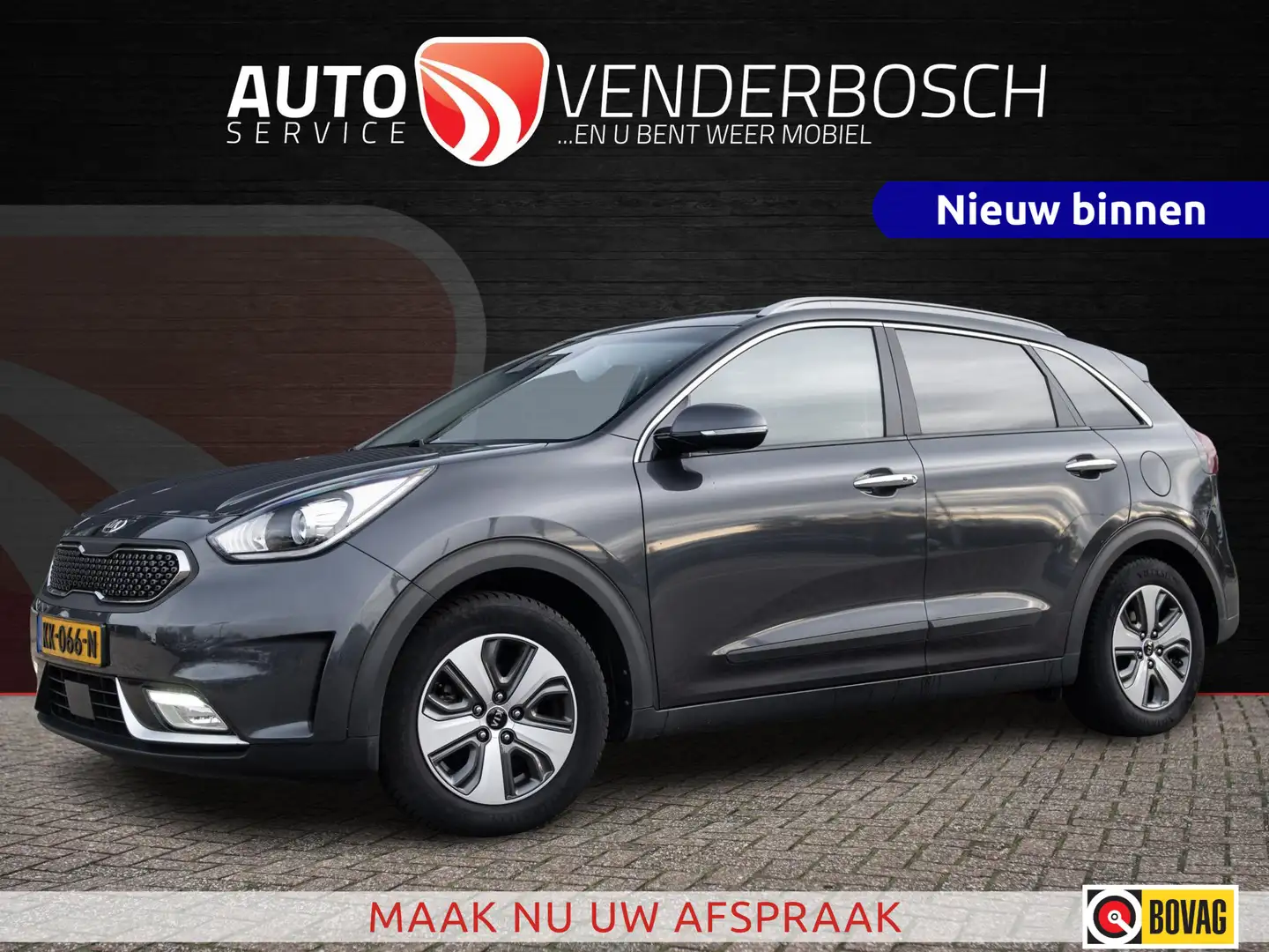 Kia Niro 1.6 GDi Hybrid ExecutiveLine 141pk | Camera | Appl Grijs - 1