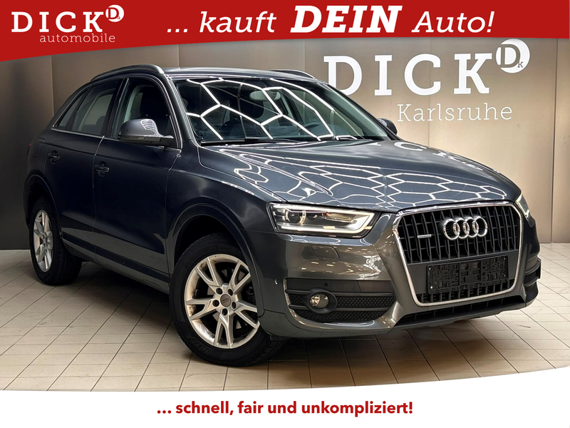 Audi Q3 2.0 TFSI Quatt LEDER+SHZ+NAVI+KAMER+TEMP+AHK+