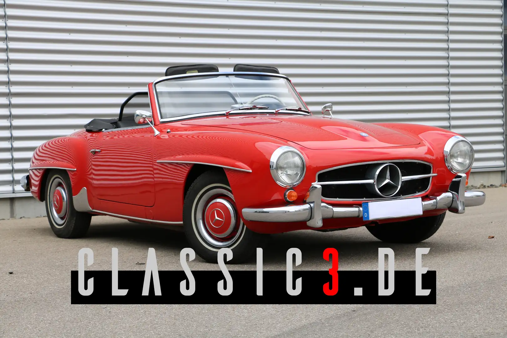 Mercedes-Benz 190 SL 190SL ROADSTER W121 BII SL190 Rouge - 2