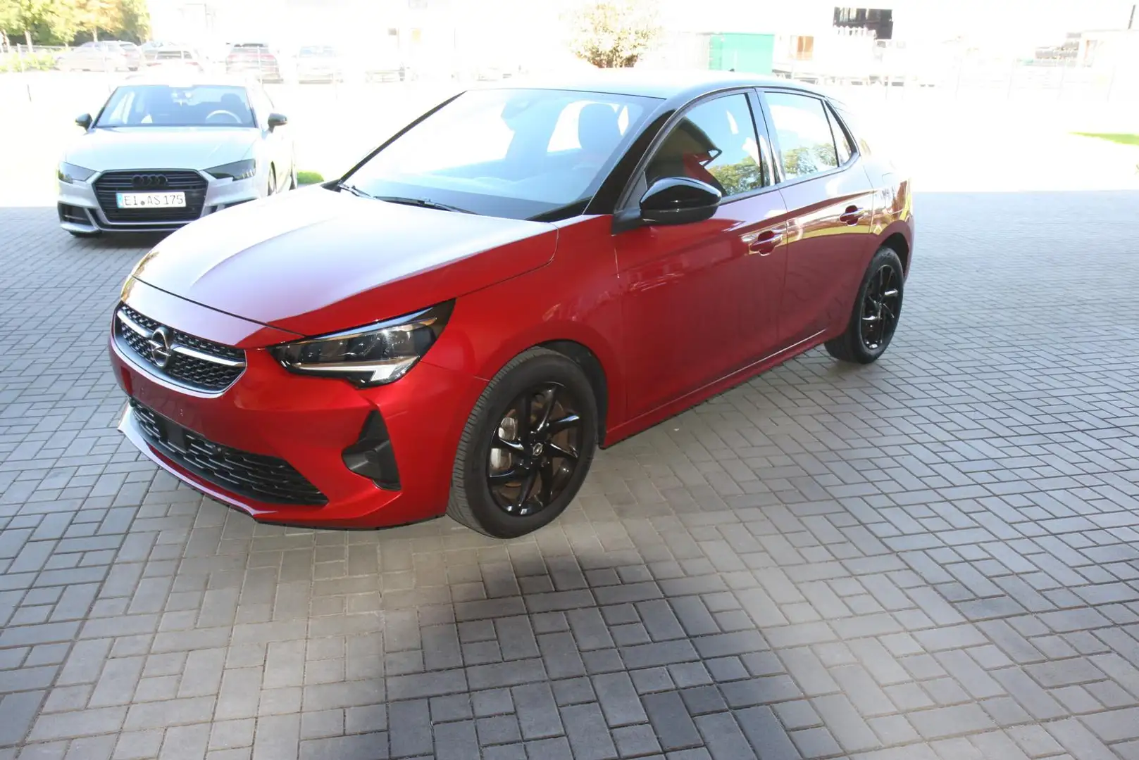 Opel Corsa 1.2 Turbo GS Rot/Schwarz-Navi-Multi Rot - 1