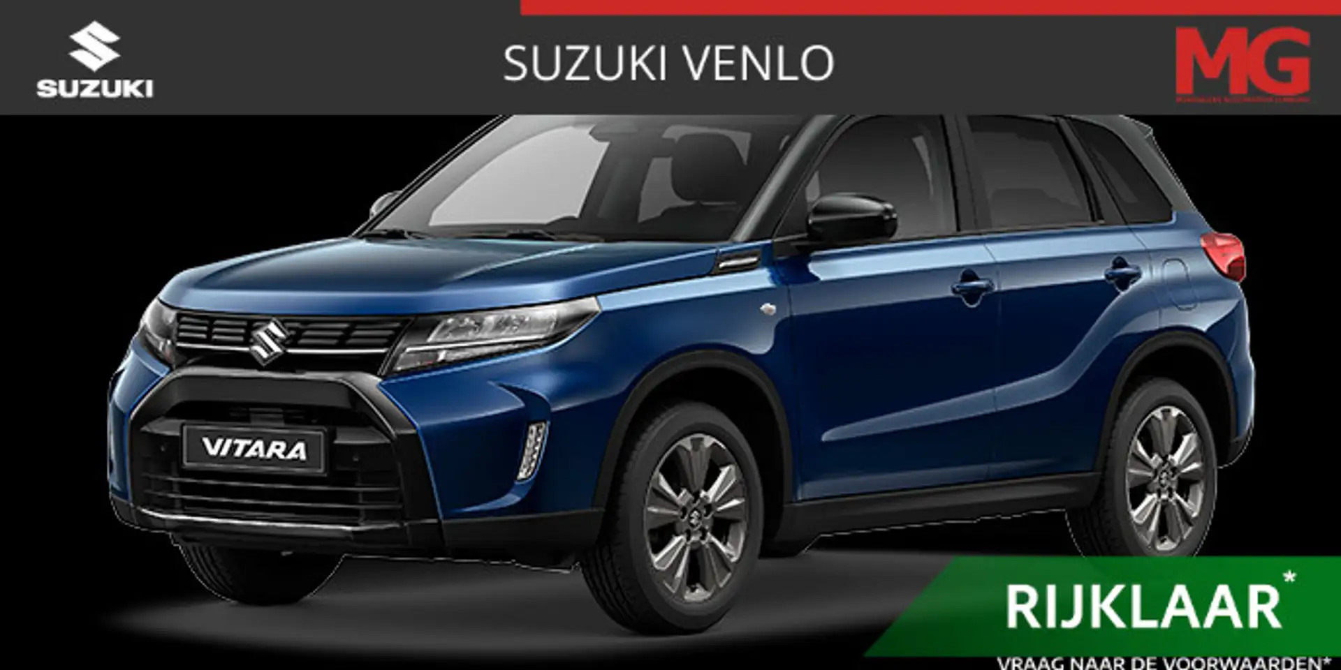 Suzuki Vitara 1.4 Boosterjet Select Smart Hybrid NIEUW | Nu tijd Bleu - 1